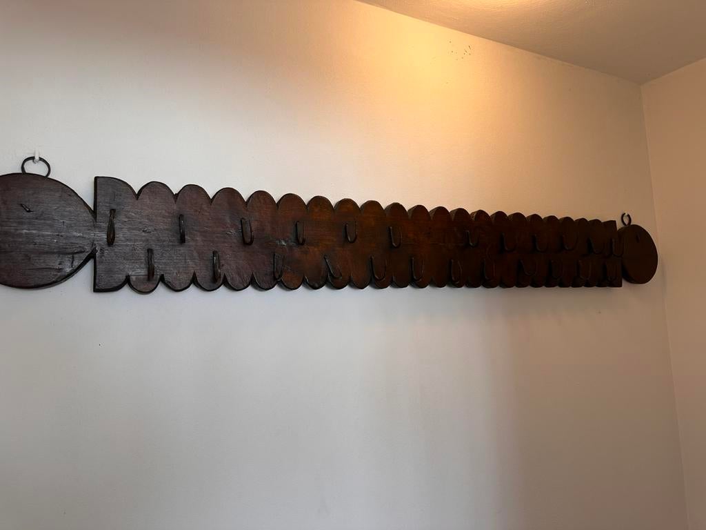 Oud kapstokrek bruin, Antiek en Kunst, Ophalen