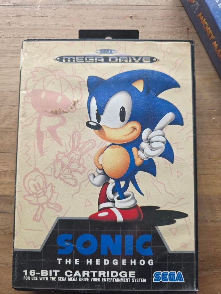 Sega spel sonic the hedgehog, Spelcomputers en Games, Games | Sega, Avontuur en Actie, 1 speler, Ophalen of Verzenden, Zo goed als nieuw