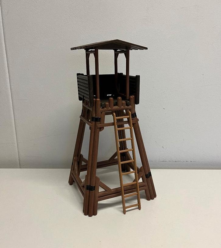 Western nr 413: Uitkijktoren US Soldaten Fort 3806 3773 3023, Kinderen en Baby's, Speelgoed | Playmobil, Gebruikt, Los playmobil