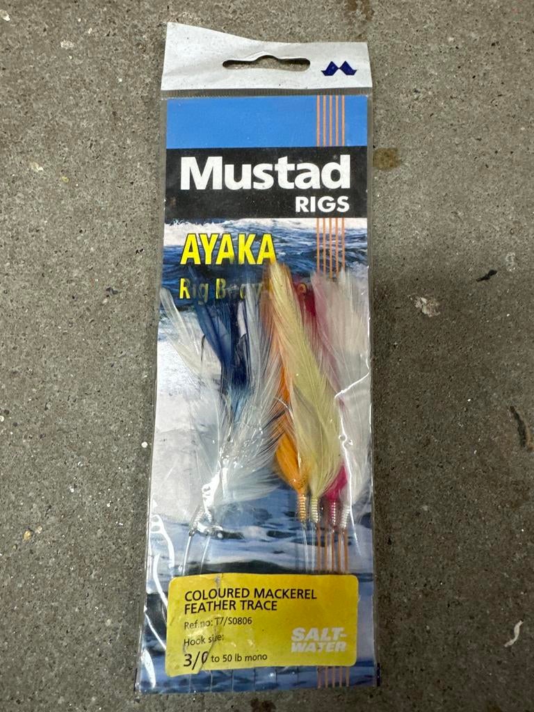 Mustad Makreel Veren - Diverse Kleuren (Nieuw in verpakking), Ophalen of Verzenden, Nieuw, Overige typen