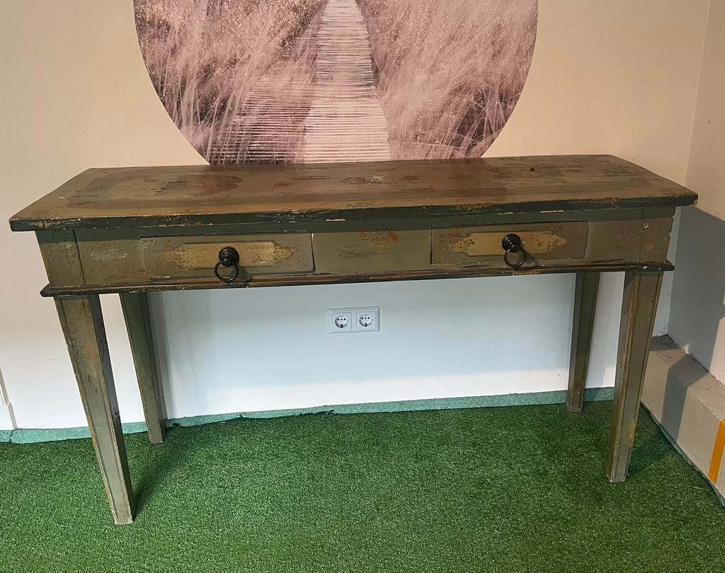Franse sidetable, Ophalen, 100 tot 150 cm, Zo goed als nieuw, 25 tot 50 cm