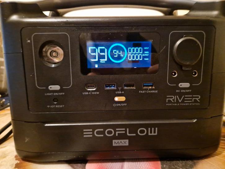 Ecoflow River Max Draagbare Powerstation - Zo goed als nieuw, Computers en Software, Noodvoedingen (UPS), Zo goed als nieuw, Ophalen of Verzenden