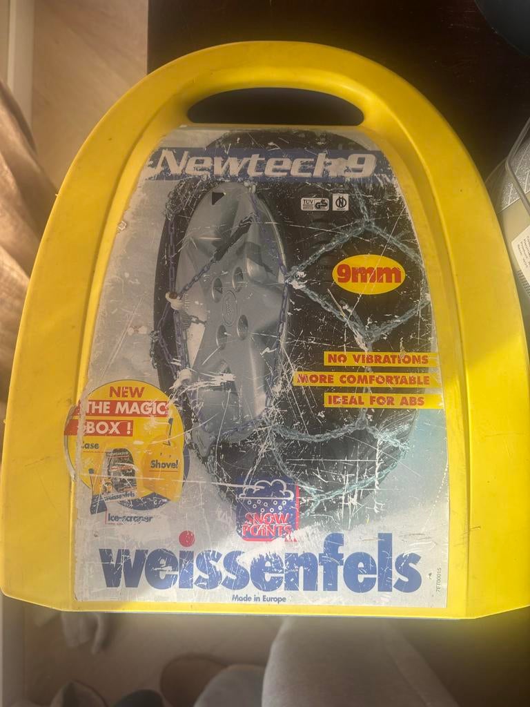 Weissenfels Newtech 9 sneeuwkettingen, Ophalen, Gebruikt