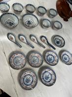 Uitgebreide set Chinees rijstkorrel porselein servies, Antiek en Kunst, Ophalen