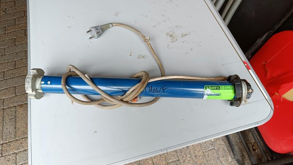 Somfy motor, Ophalen, Minder dan 100 cm, Wit, Zo goed als nieuw