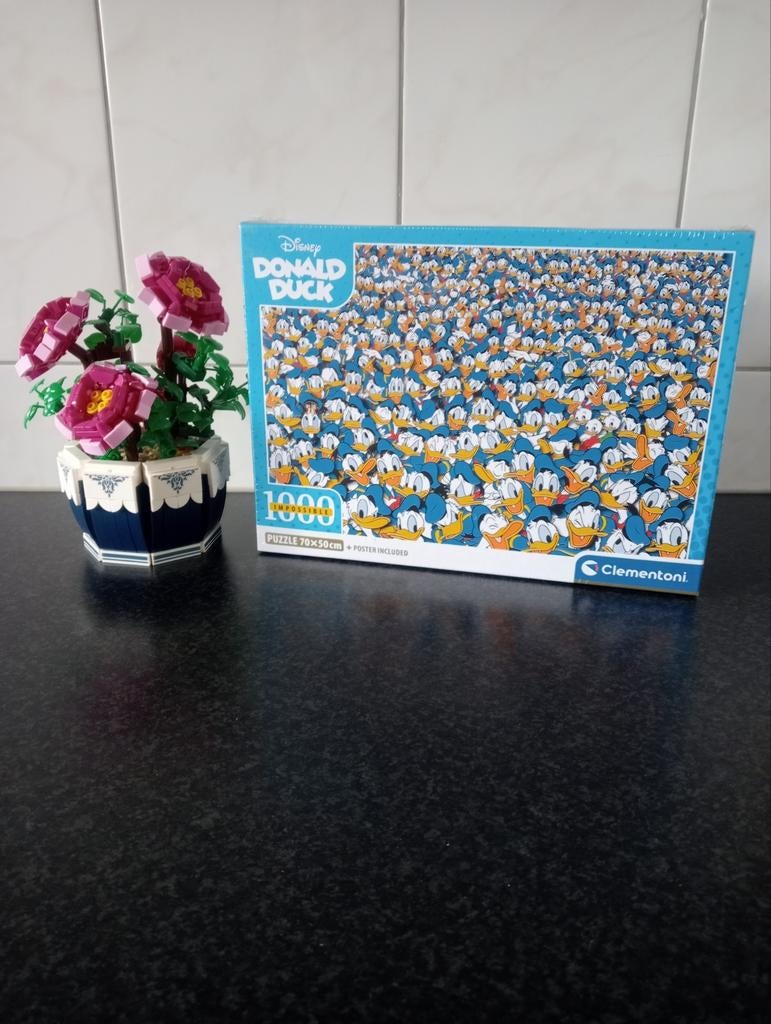 Disney Donald Duck Impossible Puzzel " Nieuw., Hobby en Vrije tijd, Denksport en Puzzels, Ophalen of Verzenden, 500 t/m 1500 stukjes