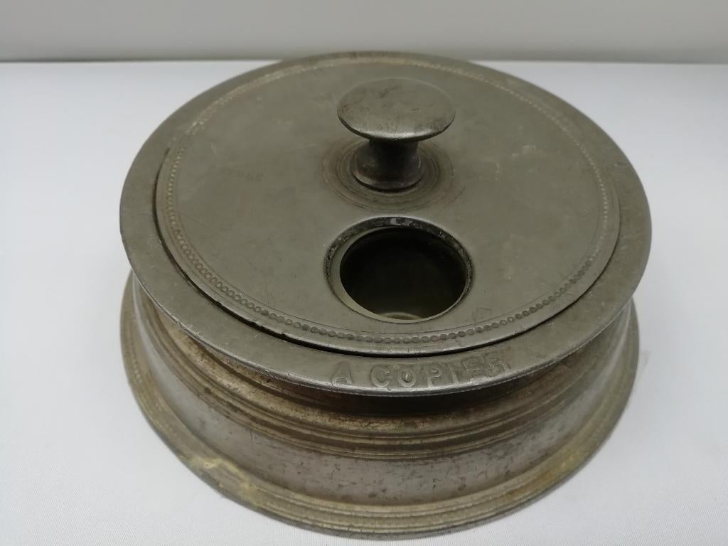 Tinnen inktstel van A.W. Fabe, Ophalen of Verzenden