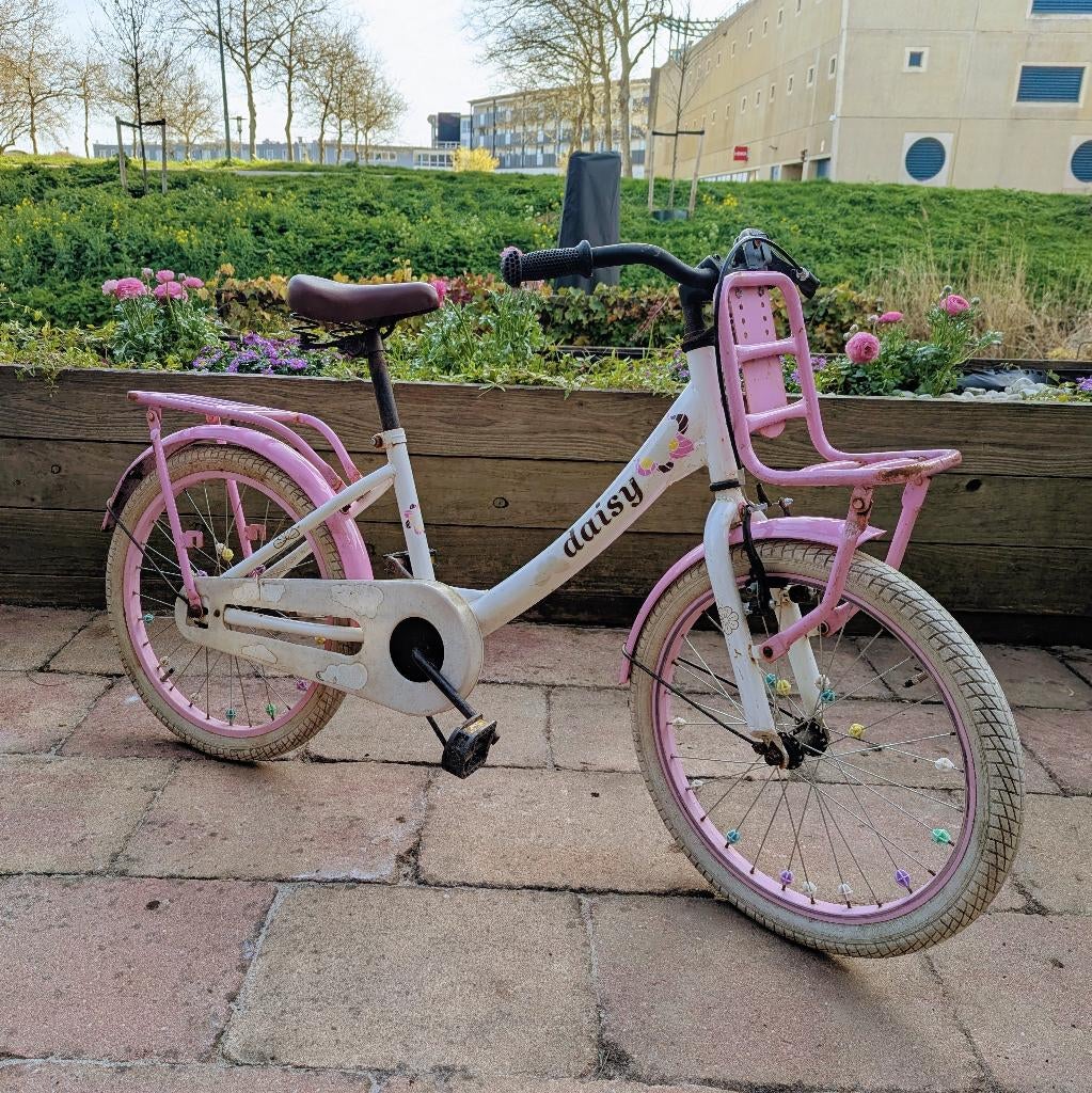 Daisy 20 inch Meisjesfiets, Fietsen en Brommers, Fietsen | Meisjes, Ophalen, Gebruikt, Handrem, Daisy