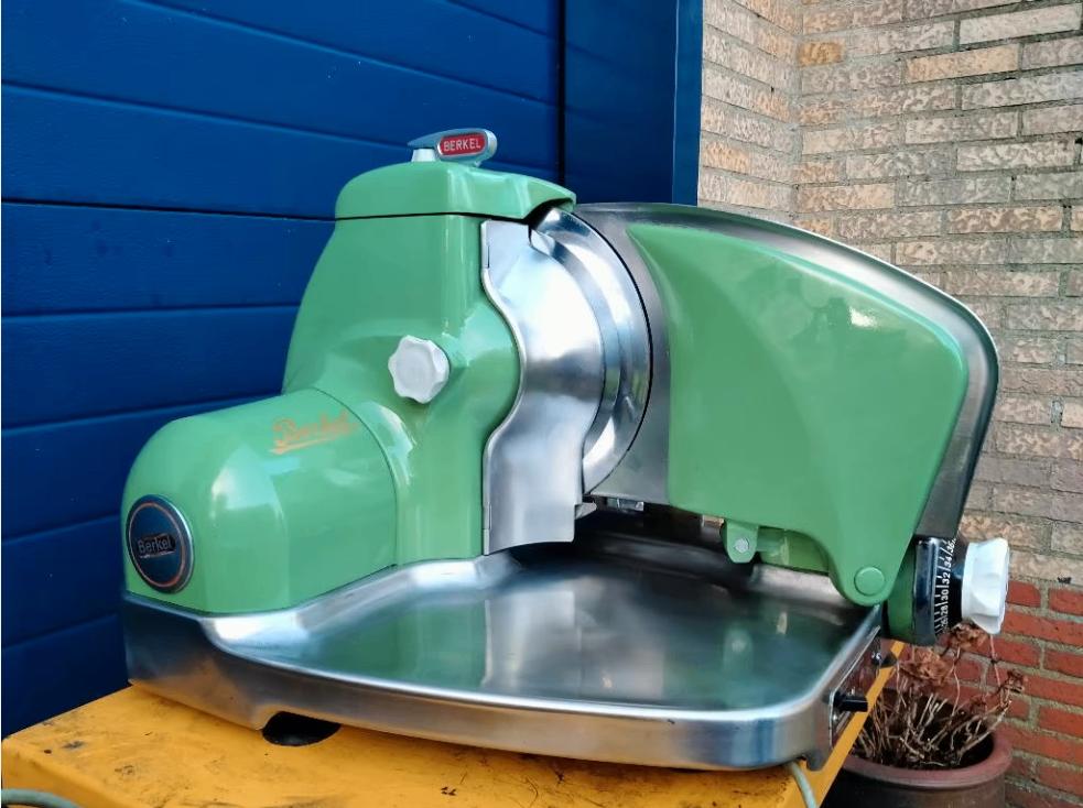 Berkel 834 snijmachine evt met weegschaal in div kleuren, Ophalen, Zo goed als nieuw