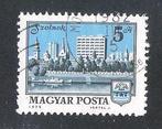 Hongarije; 3025a Stadsgezichten, Verzenden, Gestempeld