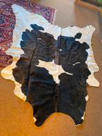 Koeienhuid vloerkleed leer, Huis en Inrichting, Stoffering | Tapijten en Kleden, Gebruikt, 100 tot 150 cm, Wit, 200 cm of meer