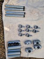 Steigerbuis verbindings stukken metaal., Ophalen of Verzenden