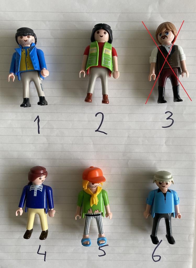 diverse Playmobil figuren (mannen), Kinderen en Baby's, Speelgoed | Playmobil, Ophalen of Verzenden, Zo goed als nieuw, Los playmobil