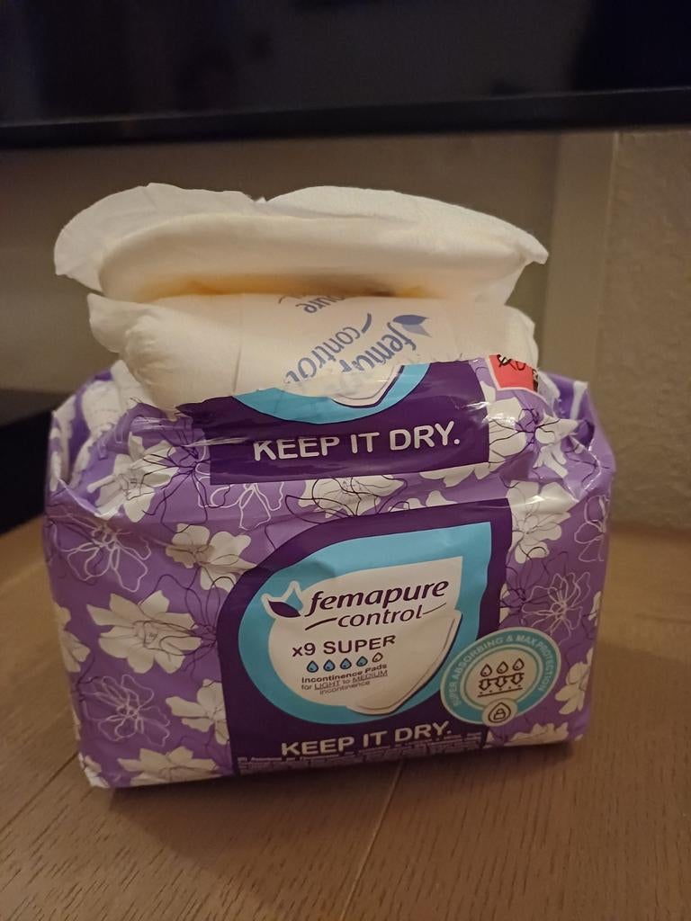 incontinentie verband, Ophalen of Verzenden