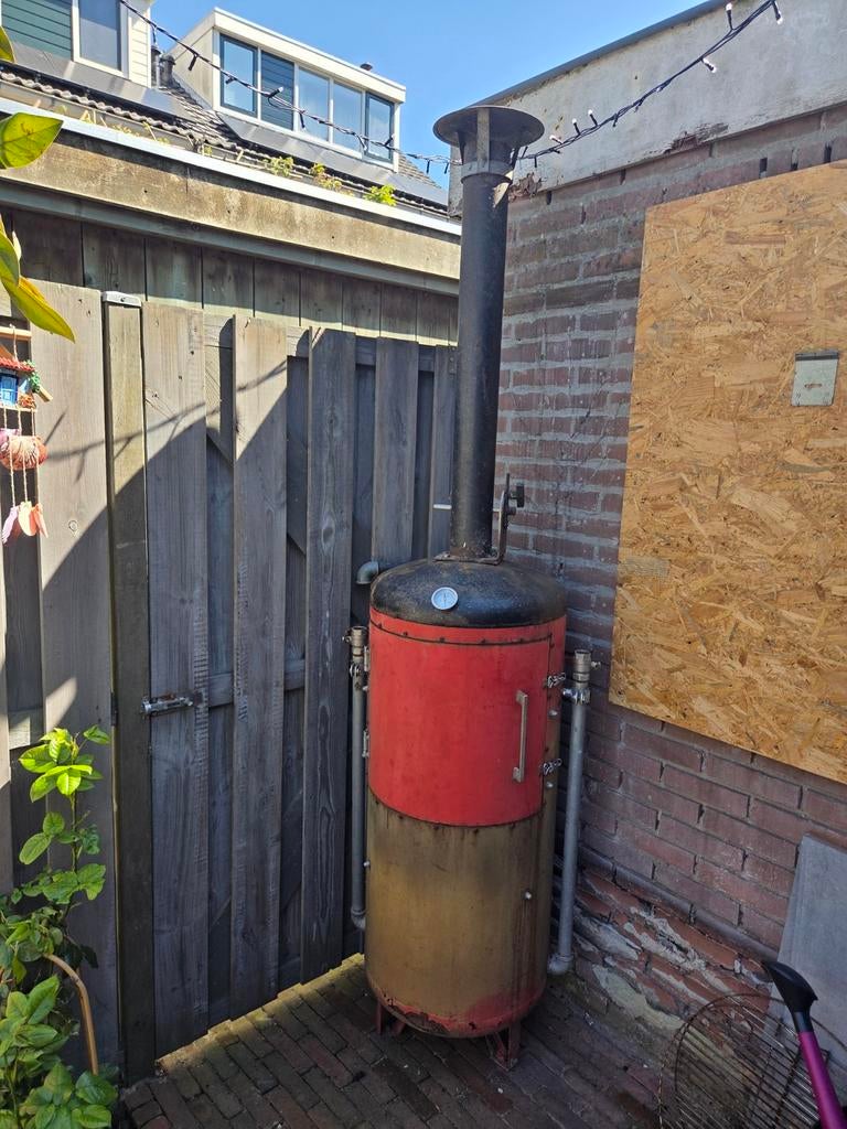 Smoker, uds, bbq, Tuin en Terras, Houtskoolbarbecues, Ophalen, Gebruikt