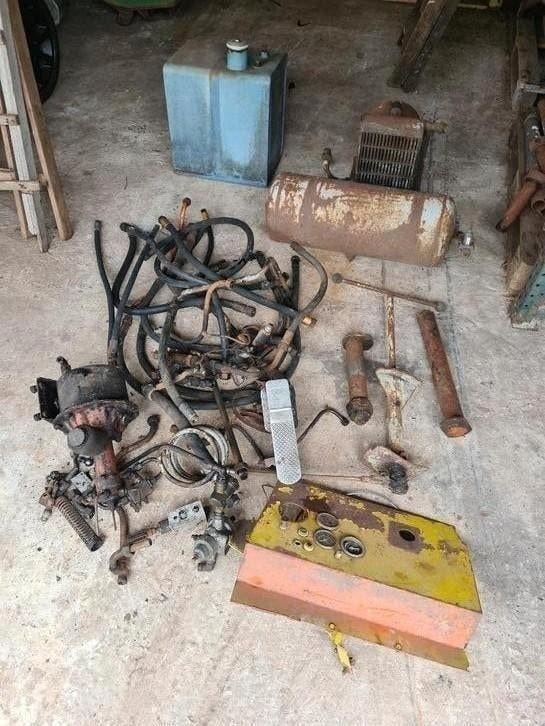 onderdelen oldtimer Atlas mobile kraan, Ophalen, Gebruikt, Dieselmotor