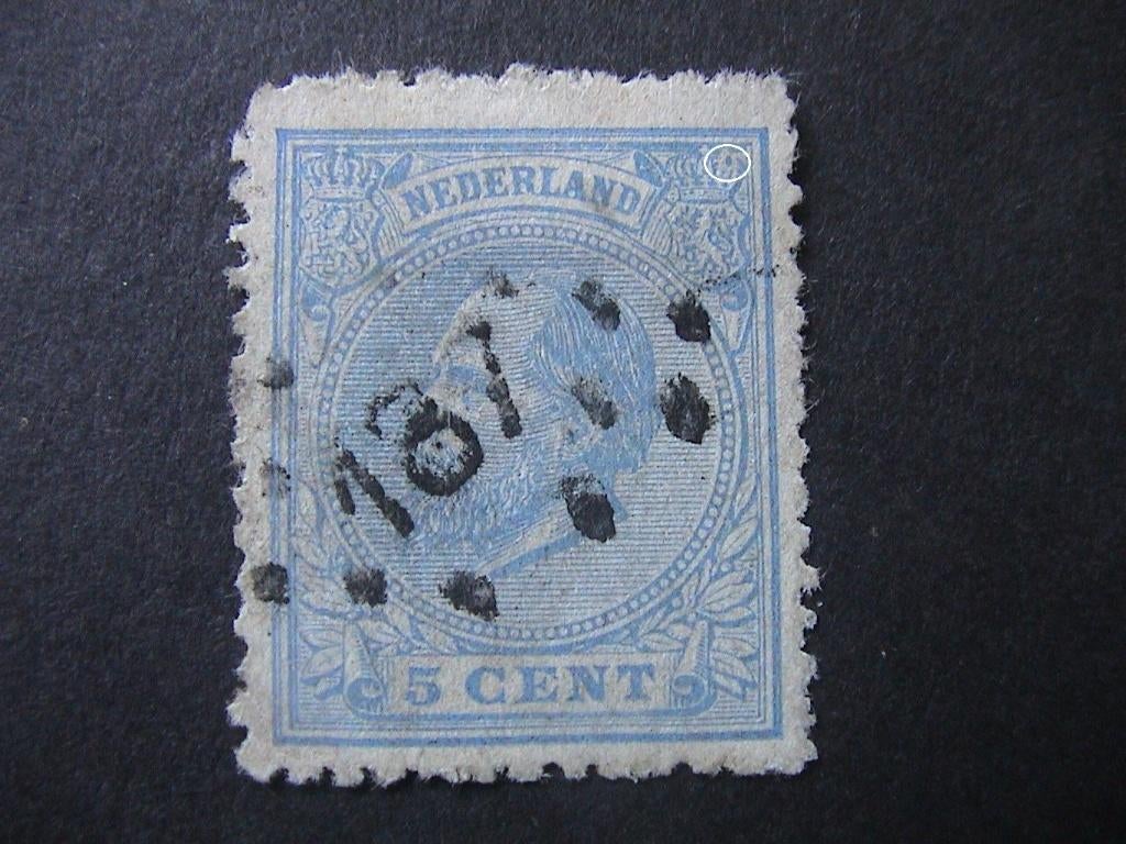 plaatfout  19 pm2, gestempeld., Postzegels en Munten, Postzegels | Nederland, Verzenden, T/m 1940, Gestempeld