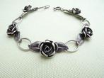 Theodor Klotz Teka Prachtige armband 5 rozen  (6602-315), Ophalen, Zo goed als nieuw, Zilver, Zilver