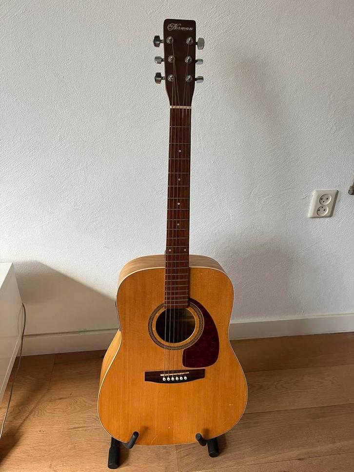 Norman B20 Western gitaar, Muziek en Instrumenten, Snaarinstrumenten | Gitaren | Akoestisch, Gebruikt, Western- of Steelstringgitaar