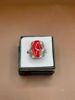 Koraal ring maat 15, Nieuw, Ophalen of Verzenden, Kleiner dan 17, X