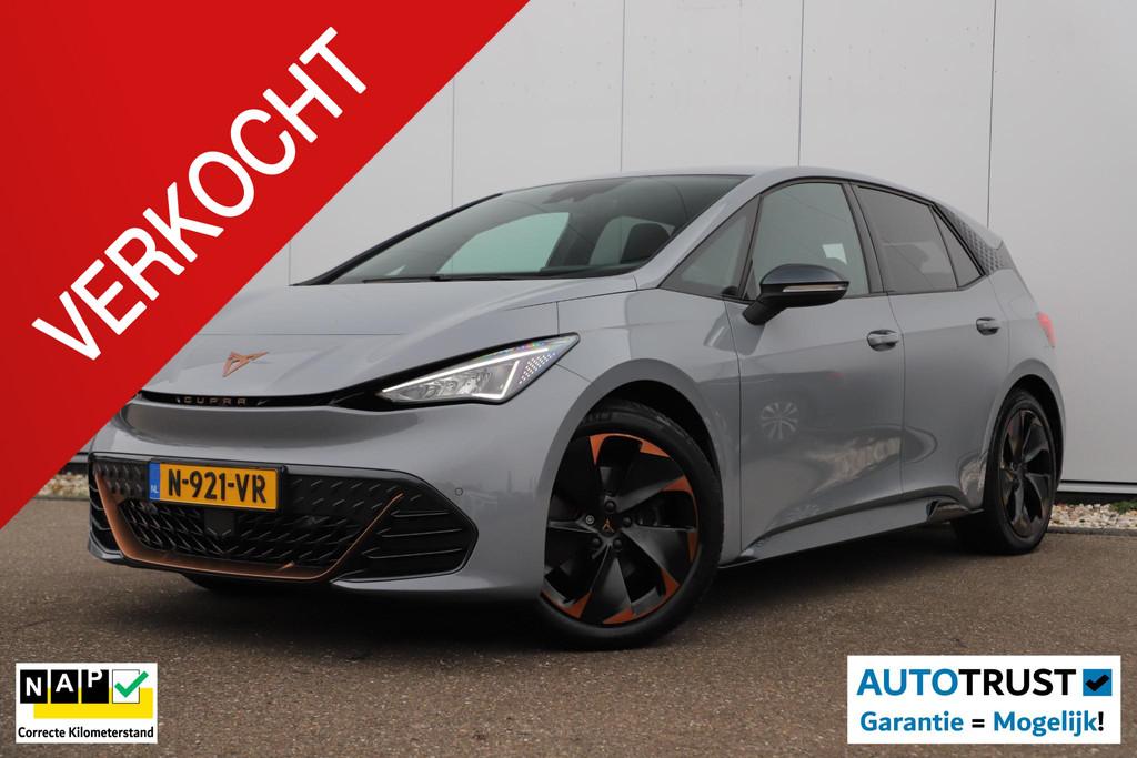 CUPRA Born Performance One 62 kWh All-Season Banden Carplay, Auto's, Cupra, Automaat, Achterwielaandrijving, Gebruikt, Zwart