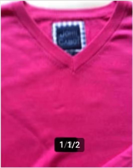 Heren trui John Cabot mt L roze, Maat 52/54 (L), Ophalen of Verzenden, Zo goed als nieuw, John Cabot