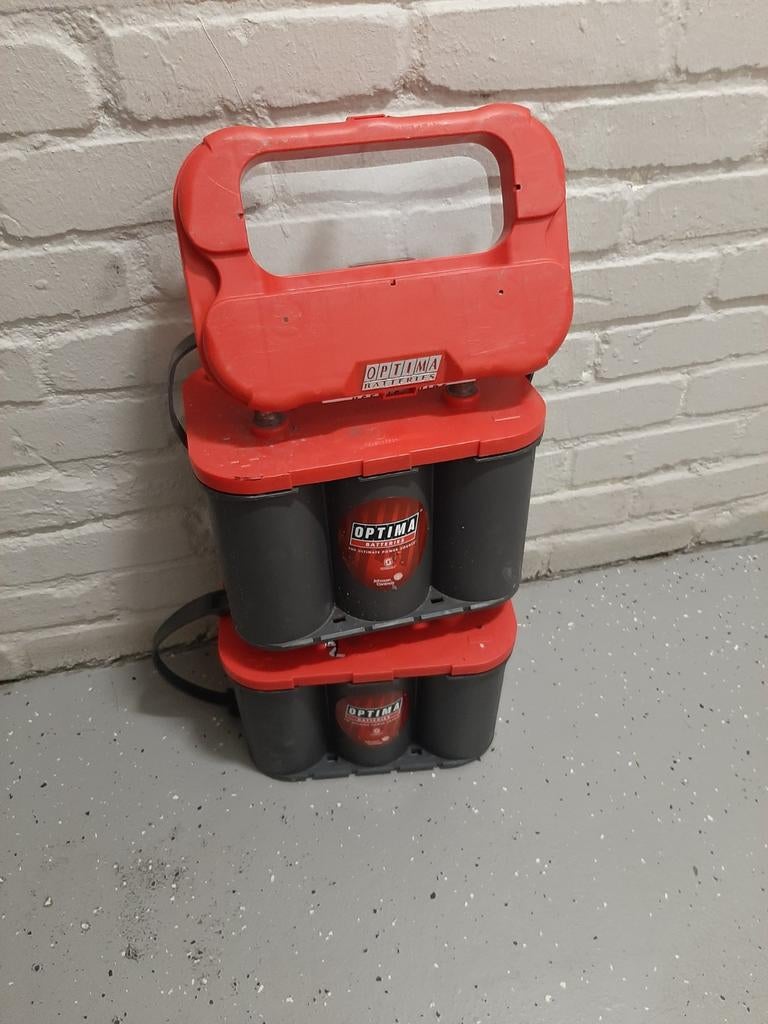 Optima Redtop Startaccu12V 50Ah 815A Conditie 100% Prijs P/S, Ophalen