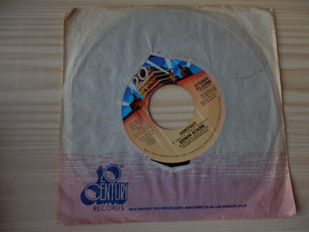 Edwin starr- Contact, Gebruikt, Verzenden, 7 inch, Single