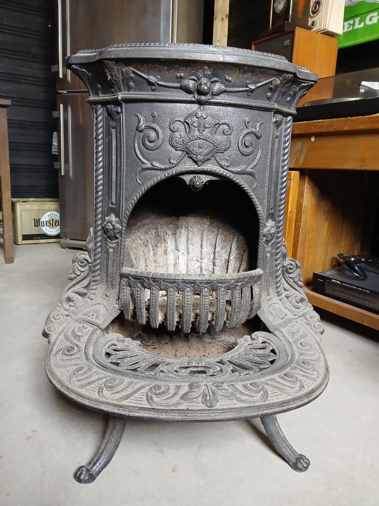 Gietijzeren houtkachel / kolenkachel, Huis en Inrichting, Kachels, Ophalen