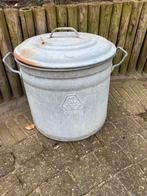 Grote zinken sulo 40 ketel / ton, Ophalen