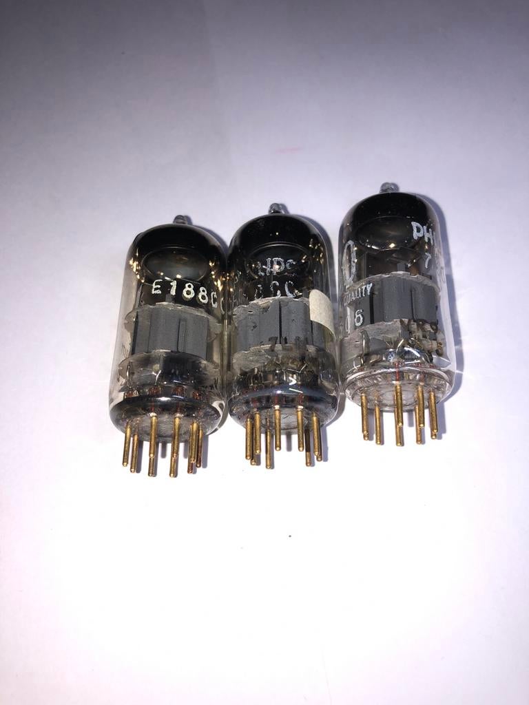 Philips Heerlen Holland jaren 60 buizen E188CC E88CC, Ophalen of Verzenden, Gebruikt