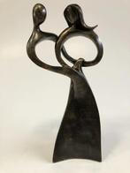 Bronzen Beeld - Liefdeskoppel Echt brons, Ophalen of Verzenden