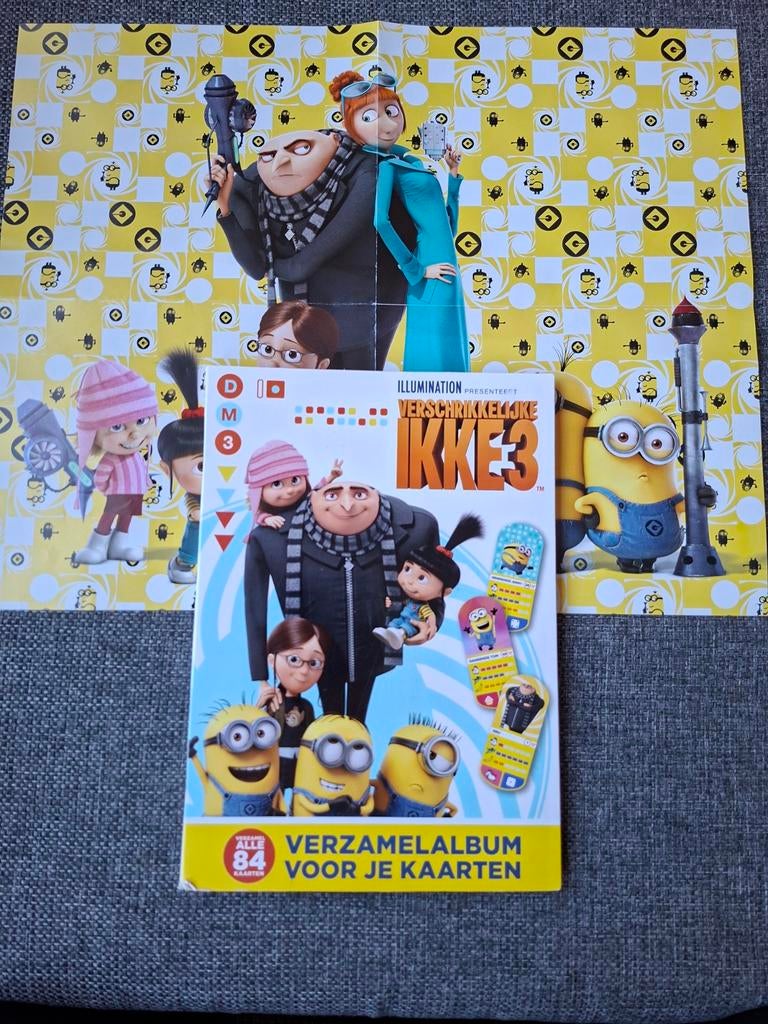 Minions  verzamelalbum met kaartjes, Verzamelen, Supermarktacties, Albert Heijn, Ophalen of Verzenden