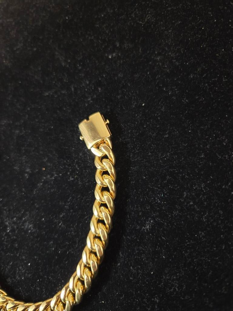 14 k gouden cuban armband 42,4 gram, Ophalen of Verzenden, Nieuw, Goud, Goud