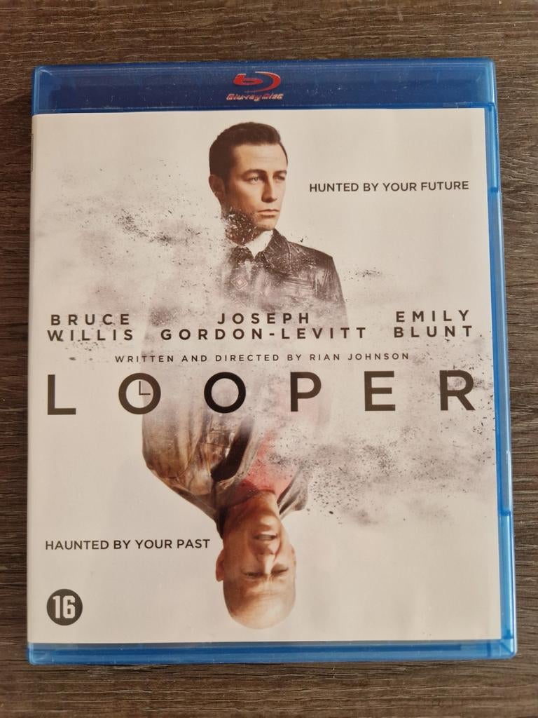 Looper (2012) blu-ray, Ophalen of Verzenden, Zo goed als nieuw, Science Fiction en Fantasy