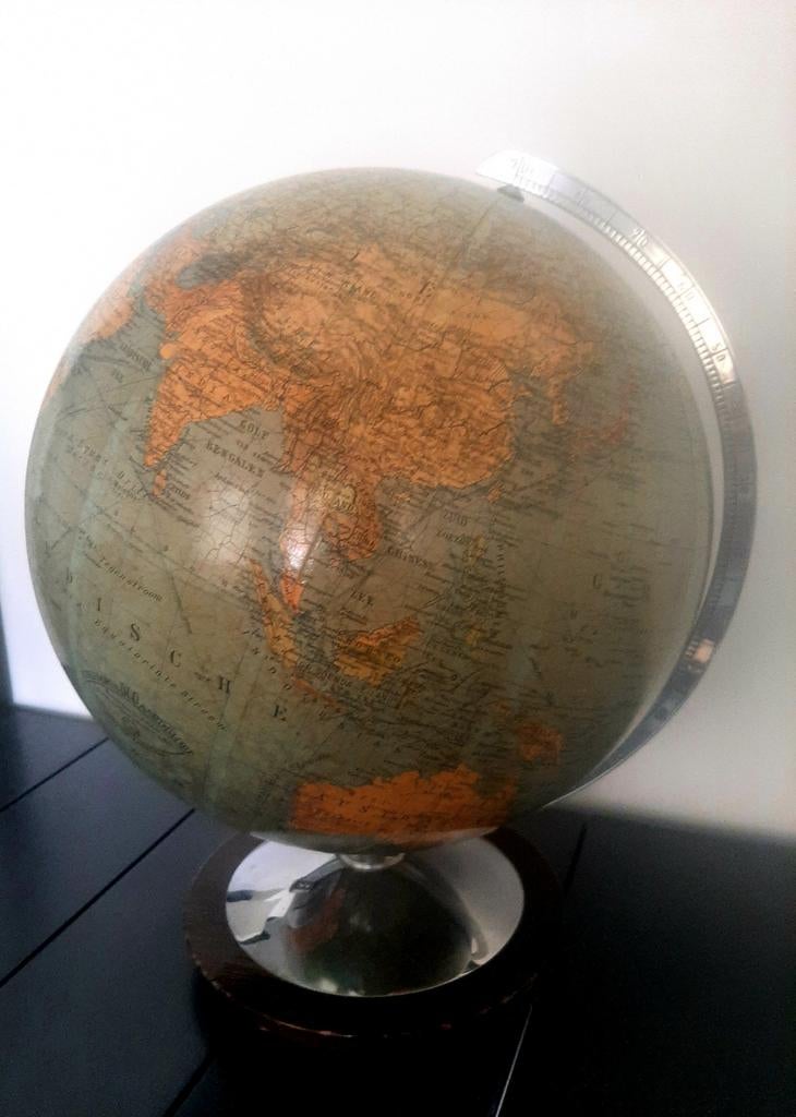 Vintage  aardglobe, Ophalen, Zo goed als nieuw
