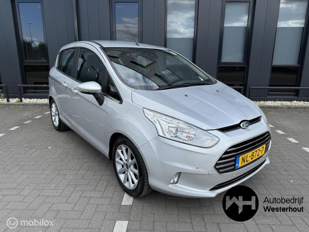 Ford B-Max 1.0 EcoBoost Titanium|NAVI|STOEL VERW|NWE APK, Auto's, Voorwielaandrijving, 101 pk, Gebruikt, Origineel Nederlands