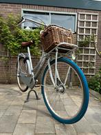 Cortina U4 Transport damesfiets met rieten mand, Gebruikt, Versnellingen, 50 tot 53 cm, Trommelrem