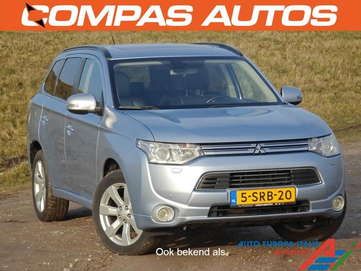 Mitsubishi Outlander 2.0 PHEV Instyle+ (bj 2013, automaat), Auto's, Mitsubishi, Bedrijf, Te koop, Outlander, 4x4, ABS, Achteruitrijcamera