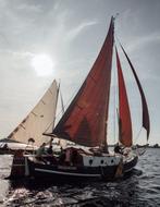 Platbodem Zeeschouw, Ophalen, Gebruikt, Staal, Diesel