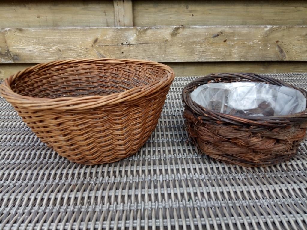 Rieten manden e.a, Gebruikt, Mand, Rond, Ophalen of Verzenden