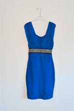 Jurk Blauw Kant mt 34-36 (3508), Kleding | Dames, Jurken, Blauw, Ophalen of Verzenden, Zo goed als nieuw, Maat 34 (XS) of kleiner