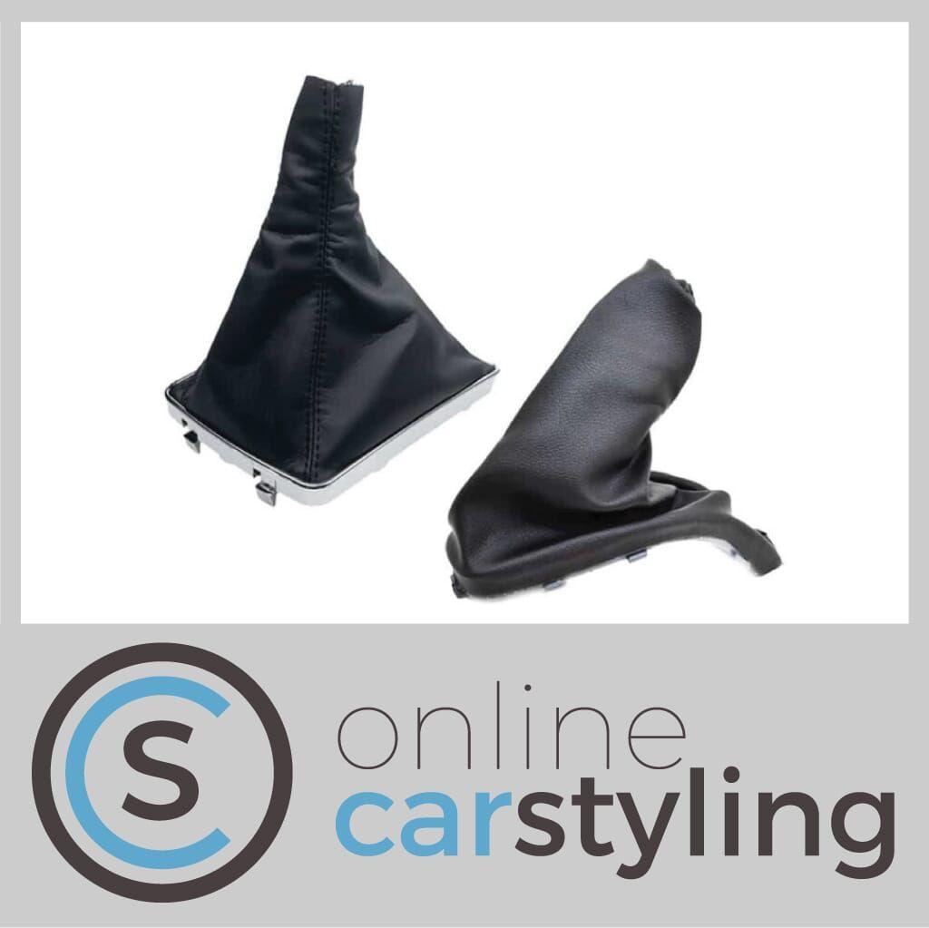 Schakelpookhoes + Handremhoes Opel Astra H Zwart Leder, Gebruikt, -, -, Opel