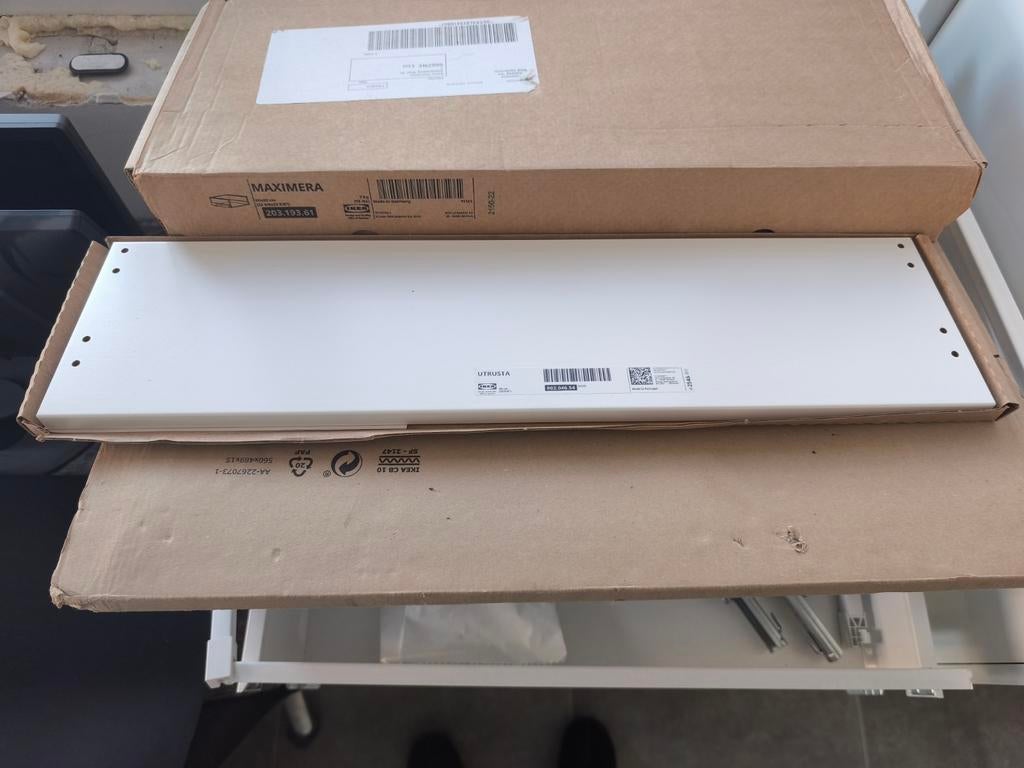 IKEA Utrusta ladefront wit, Huis en Inrichting, Keuken | Keukenelementen, Ophalen, Wit, Nieuw, 50 tot 100 cm