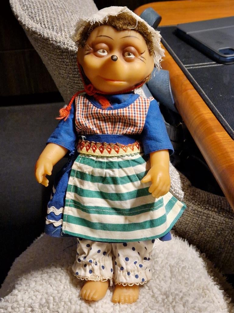 Vintage Micki Egelpop Rubber Originele kleding Jaren 60., Ophalen of Verzenden