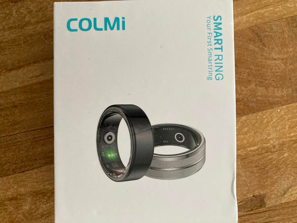 COLMI R02 Smart Ring maat 9 – nieuw in doos, Ophalen of Verzenden, Nieuw, Zwart, Android