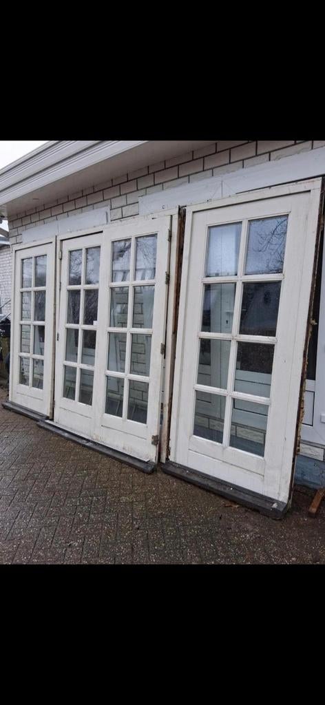 Tuindeuren 5 punt sluitwerk zijlichten En kozijn, Doe-het-zelf en Verbouw, Deurkozijn, 225 cm of meer, Ophalen of Verzenden, Zo goed als nieuw