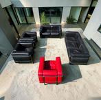 Complete Cassina LC2 collectie Le Corbusier twv 44k, Ophalen of Verzenden, Leer