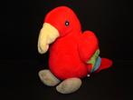 XPECT PAPEGAAI VOGEL PLUCHE ROOD MET BLAUW//GROE, Ophalen of Verzenden, Nieuw, Overige typen