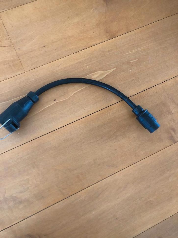 Verloopkabel Multicon West naar 13 polig Jeager of 7 polig, Caravans en Kamperen, Caravan accessoires, Gebruikt, Ophalen of Verzenden